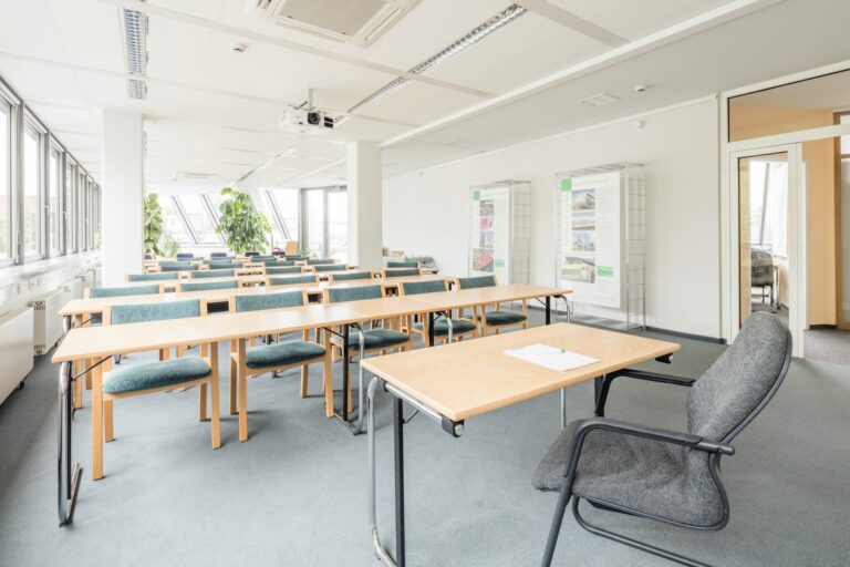 classroom with chairs