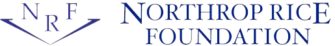 Northrop Rice Foundation Logo in dark navy blue